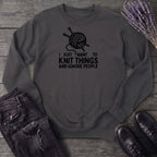 Knit Things And Ignore People Sweatshirt