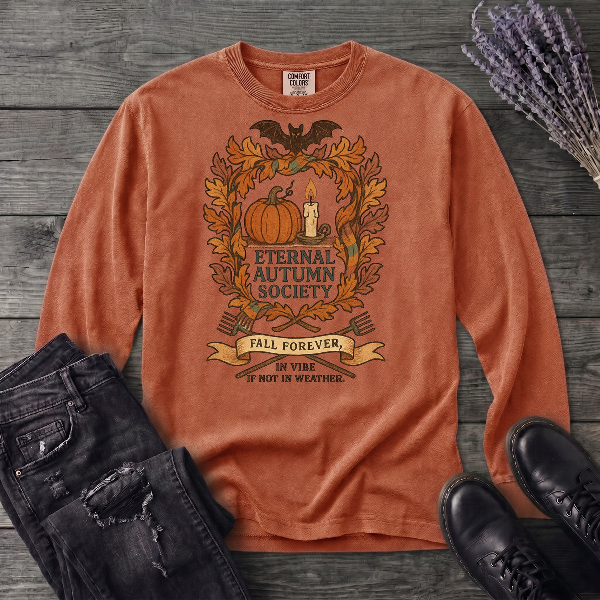 Eternal Autumn Society Long Sleeve T-Shirt
