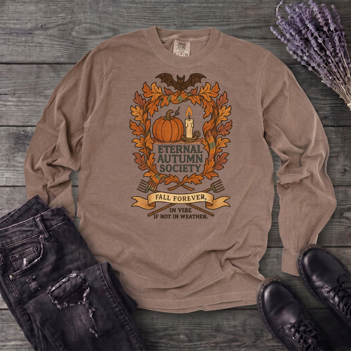 Eternal Autumn Society Long Sleeve T-Shirt