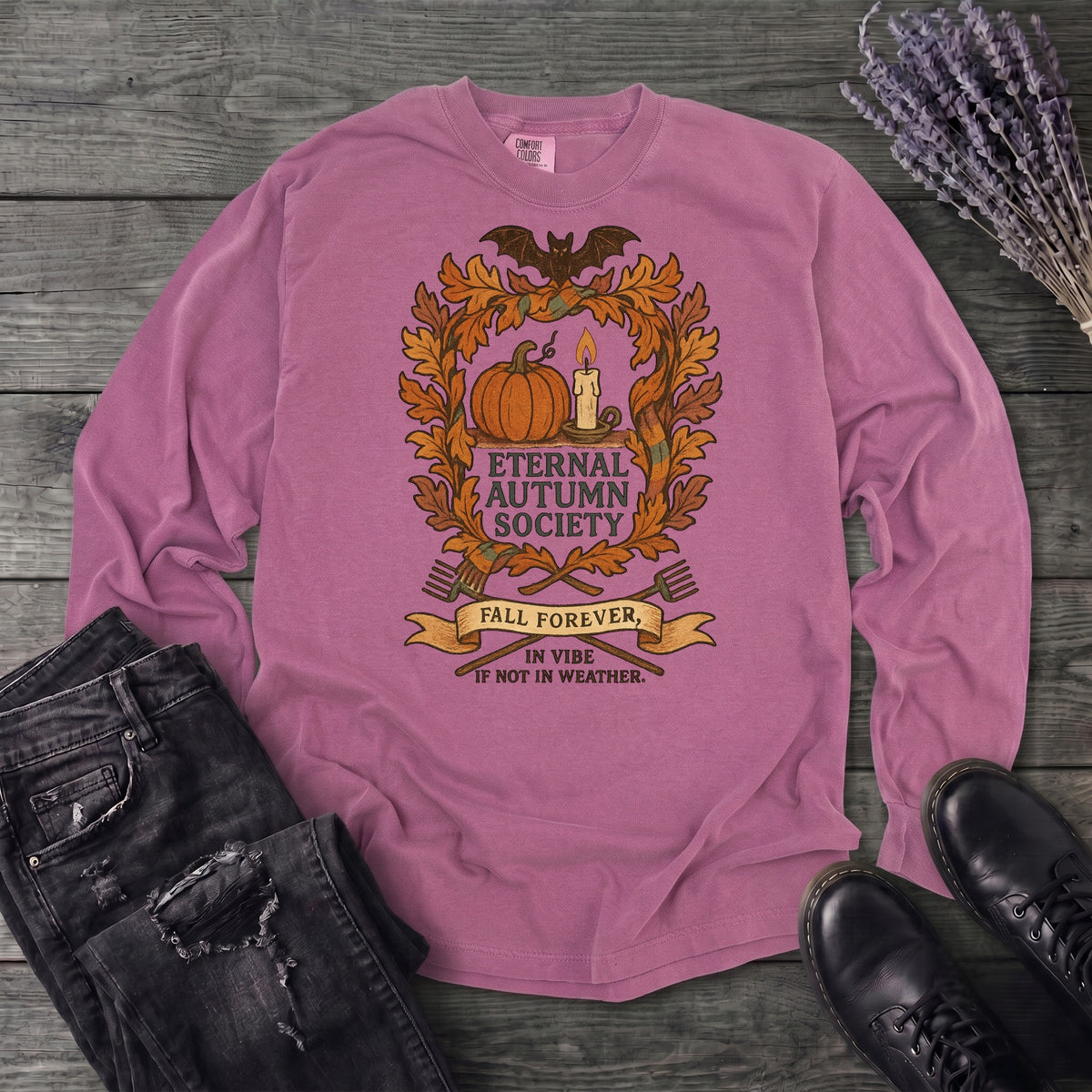 Eternal Autumn Society Long Sleeve T-Shirt