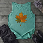 Patchwork Maple Leaf Tank Top