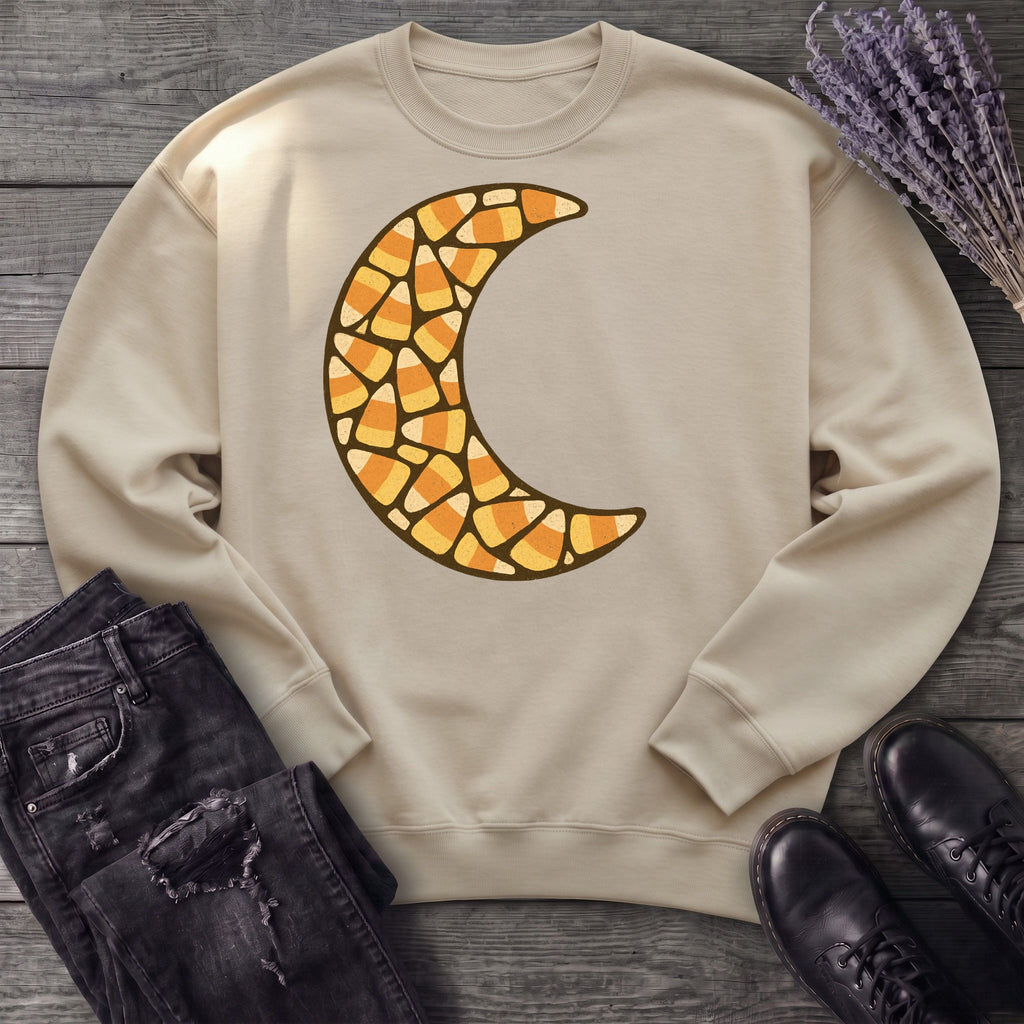 Candy Corn Crescent Moon Sweatshirt