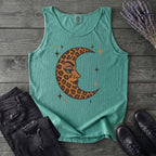 Leopard Print Crescent Moon Tank Top