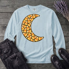 Candy Corn Crescent Moon Long Sleeve T-Shirt