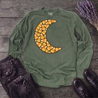 Candy Corn Crescent Moon Long Sleeve T-Shirt