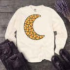Candy Corn Crescent Moon Long Sleeve T-Shirt
