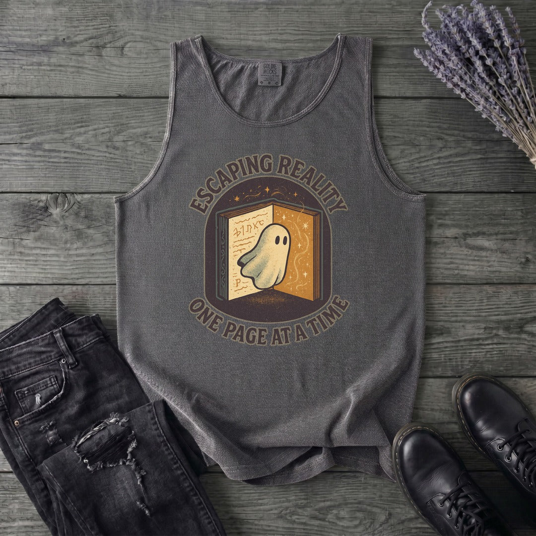Escaping Reality One Page At A Time Tank Top