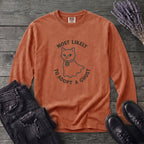 Most Likely To Adopt A Ghost Cat Long Sleeve T-Shirt
