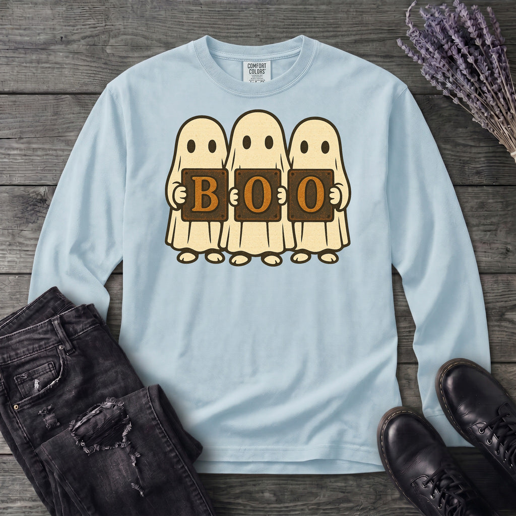 Boo Ghosts Long Sleeve T-Shirt