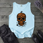 Pumpkin Skull Tank Top