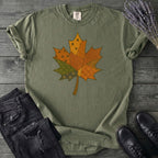 Patchwork Maple Leaf T-Shirt