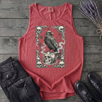 Raven Skull Card Tank Top