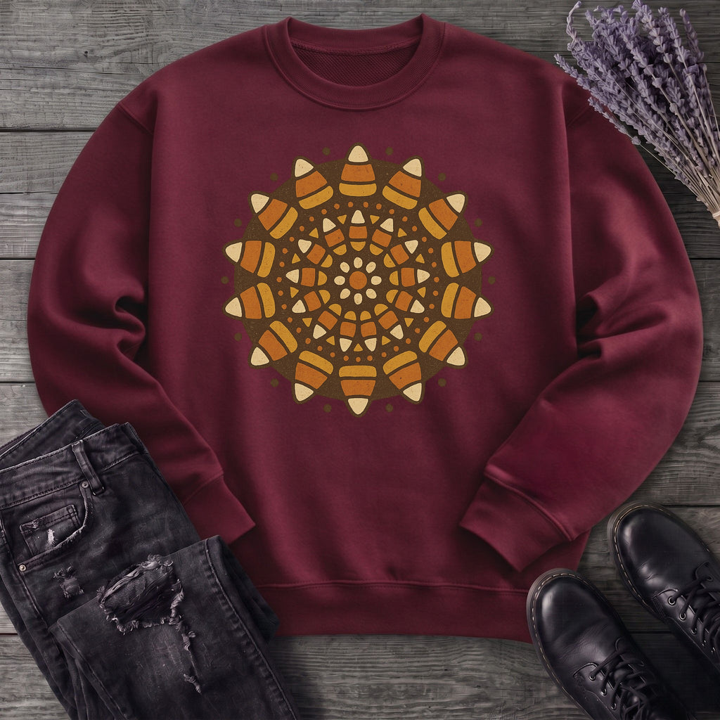 Candy Corn Mandala Sweatshirt