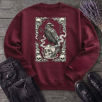 Raven Skull Card Sweatshirt