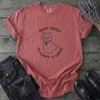 Most Likely To Adopt A Ghost Cat T-Shirt