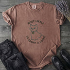 Most Likely To Adopt A Ghost Cat T-Shirt