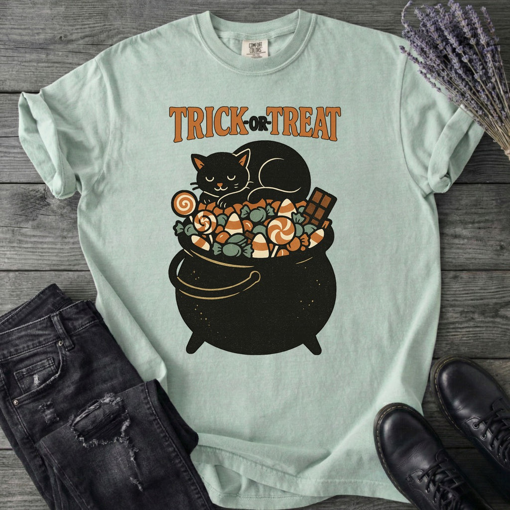 Trick Or Treat Candy Cauldron T-Shirt