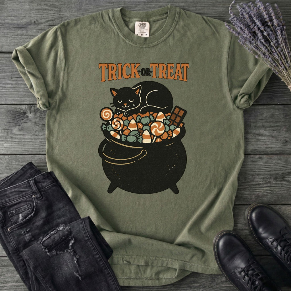 Trick Or Treat Candy Cauldron T-Shirt
