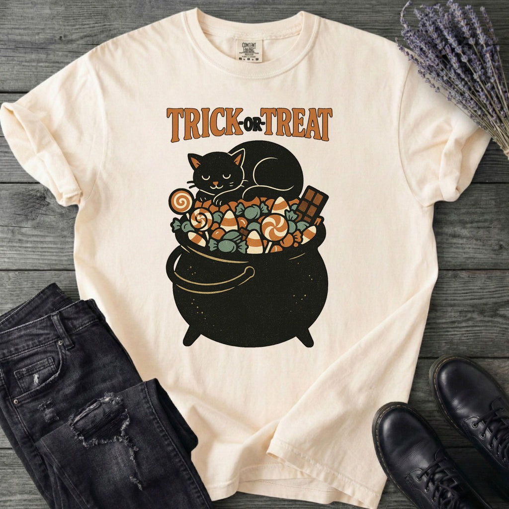 Trick Or Treat Candy Cauldron T-Shirt