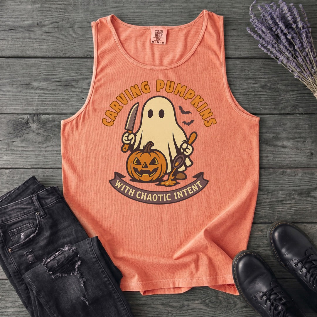 Carving Pumpkins Chaotic Tank Top