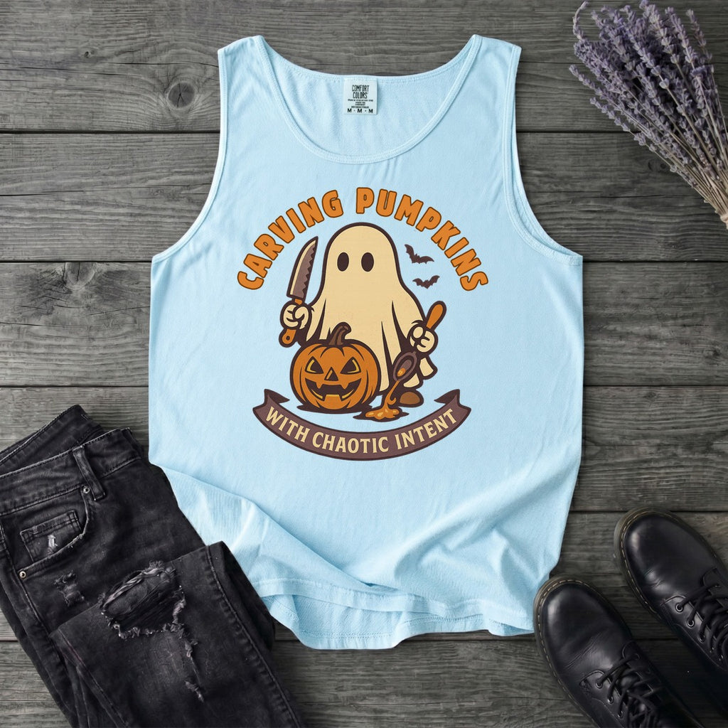 Carving Pumpkins Chaotic Tank Top