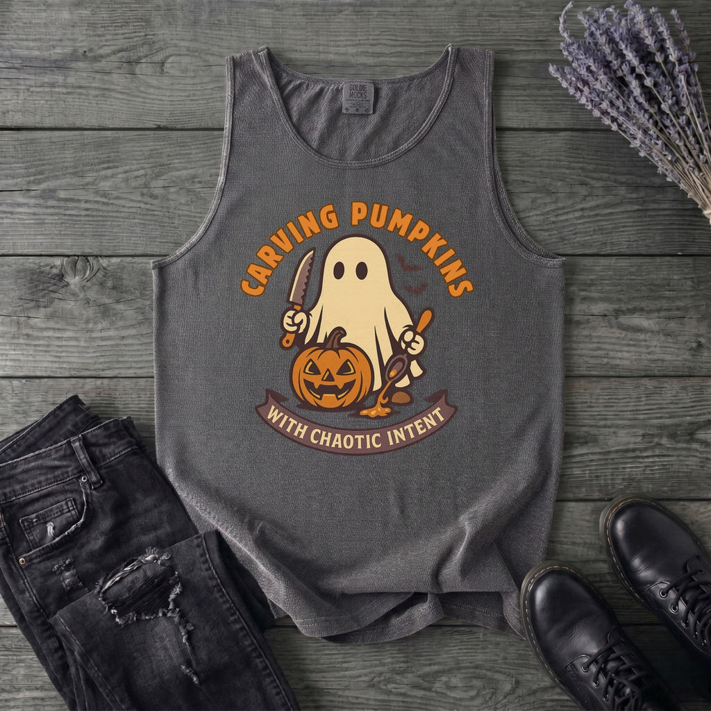 Carving Pumpkins Chaotic Tank Top