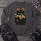 Trick Or Treat Candy Cauldron Sweatshirt