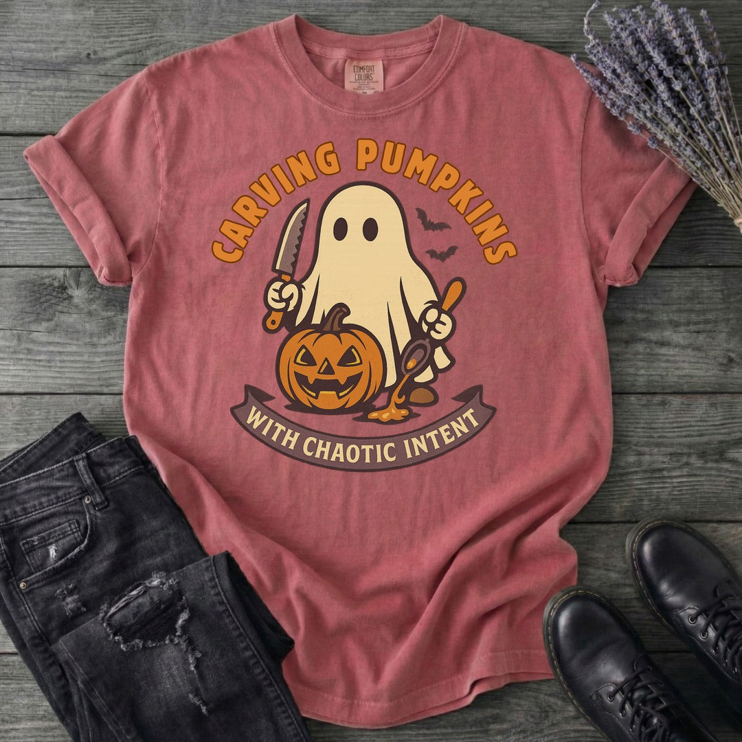 Carving Pumpkins Chaotic T-Shirt