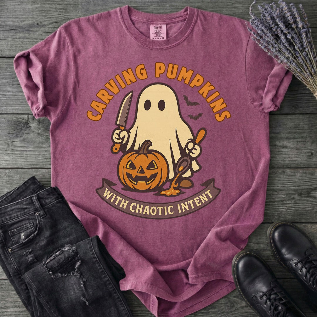 Carving Pumpkins Chaotic T-Shirt