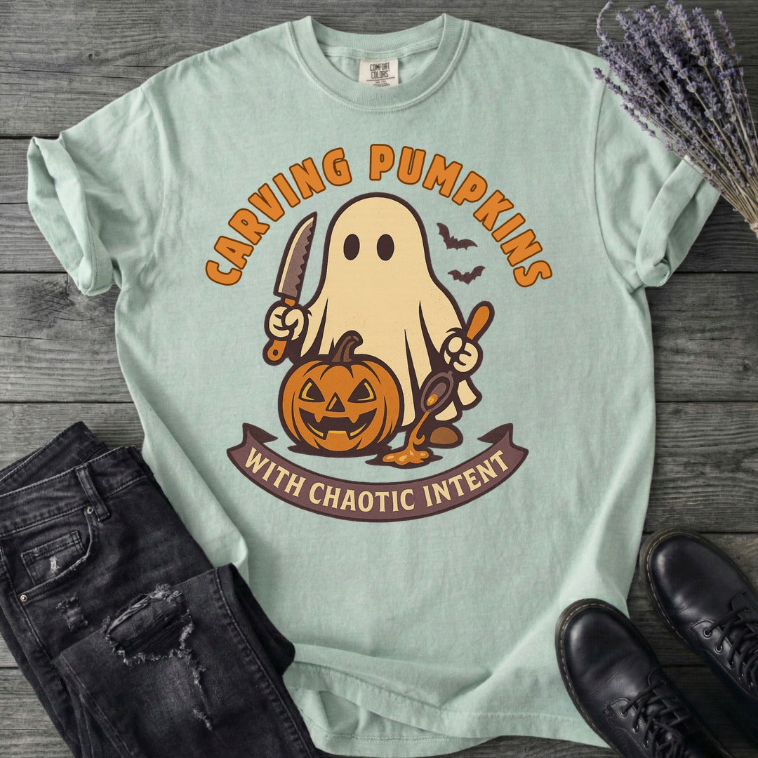 Carving Pumpkins Chaotic T-Shirt