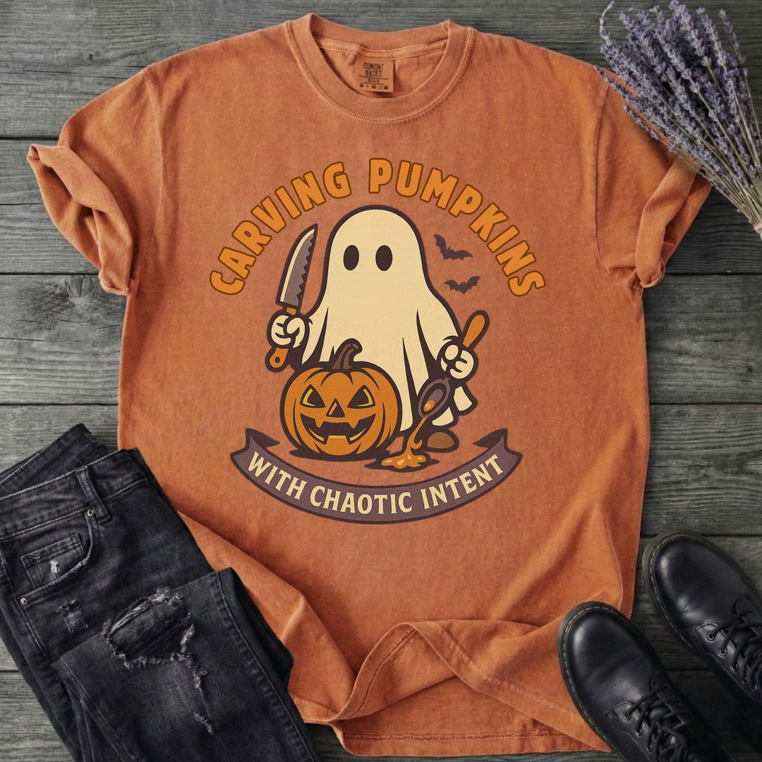 Carving Pumpkins Chaotic T-Shirt