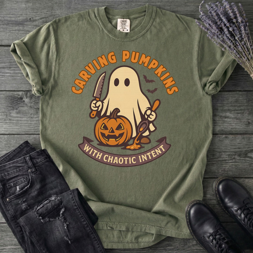 Carving Pumpkins Chaotic T-Shirt