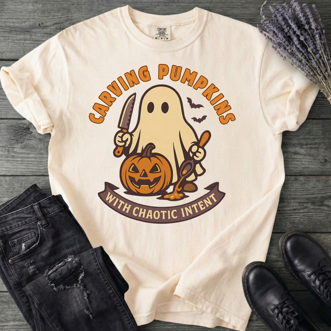 Carving Pumpkins Chaotic T-Shirt