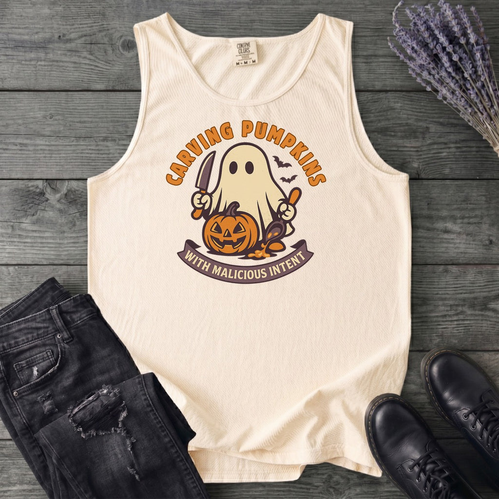 Carving Pumpkins Evolved Tank Top