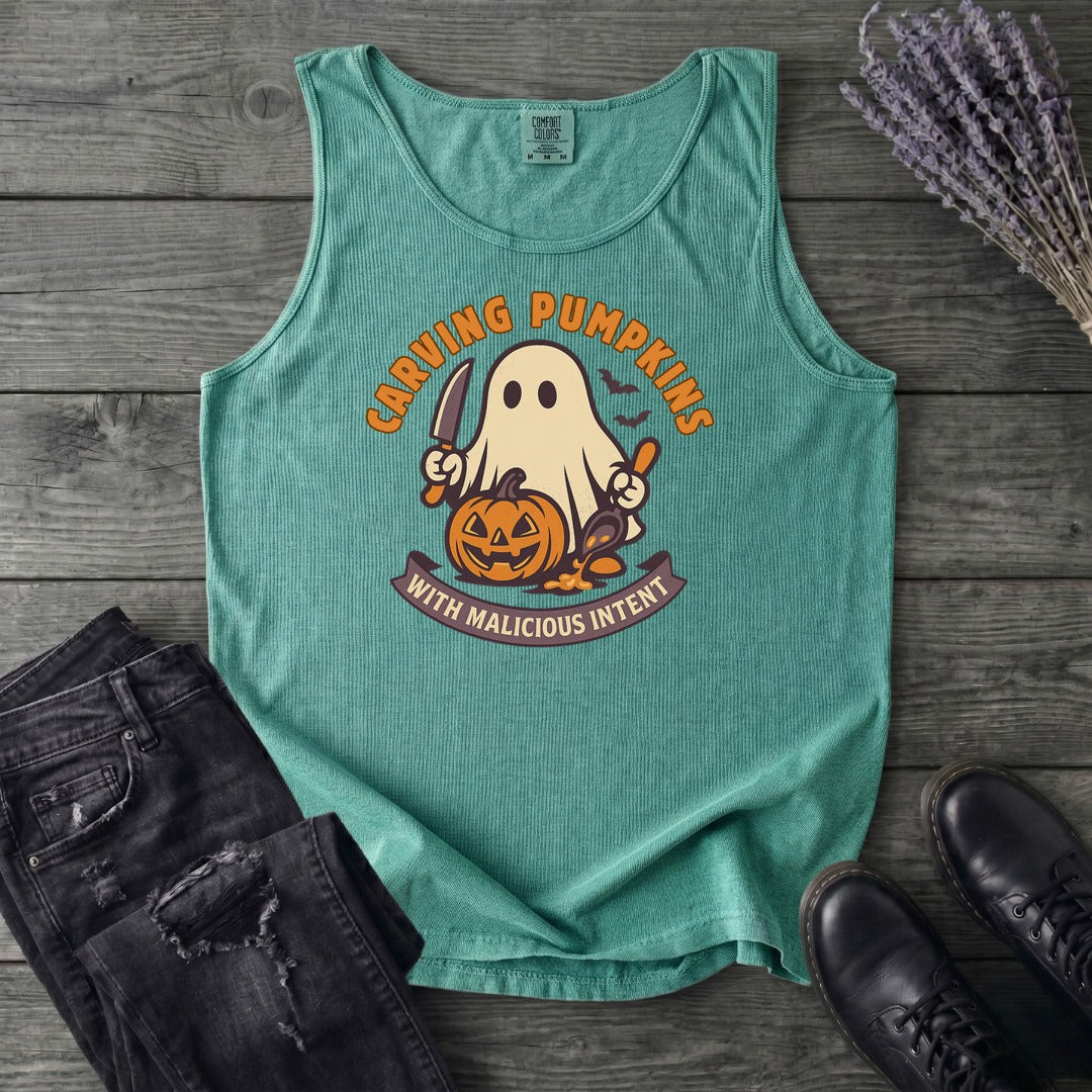 Carving Pumpkins Evolved Tank Top