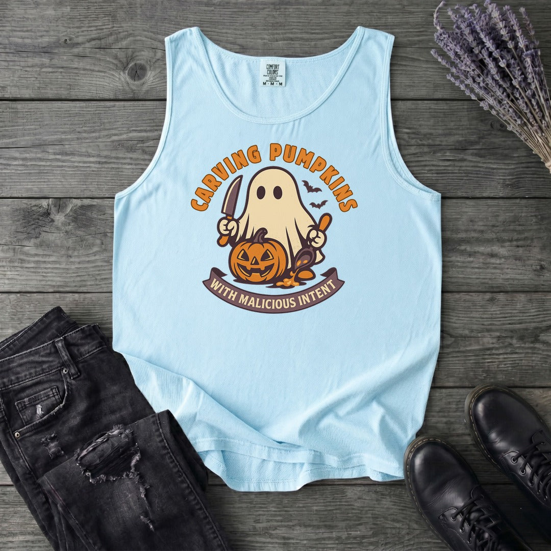 Carving Pumpkins Evolved Tank Top