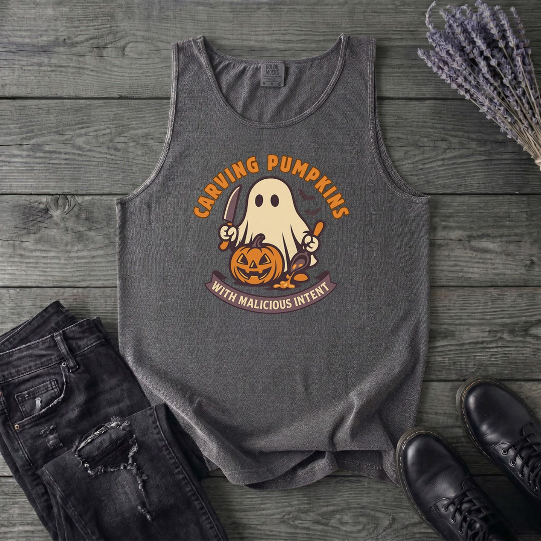 Carving Pumpkins Evolved Tank Top