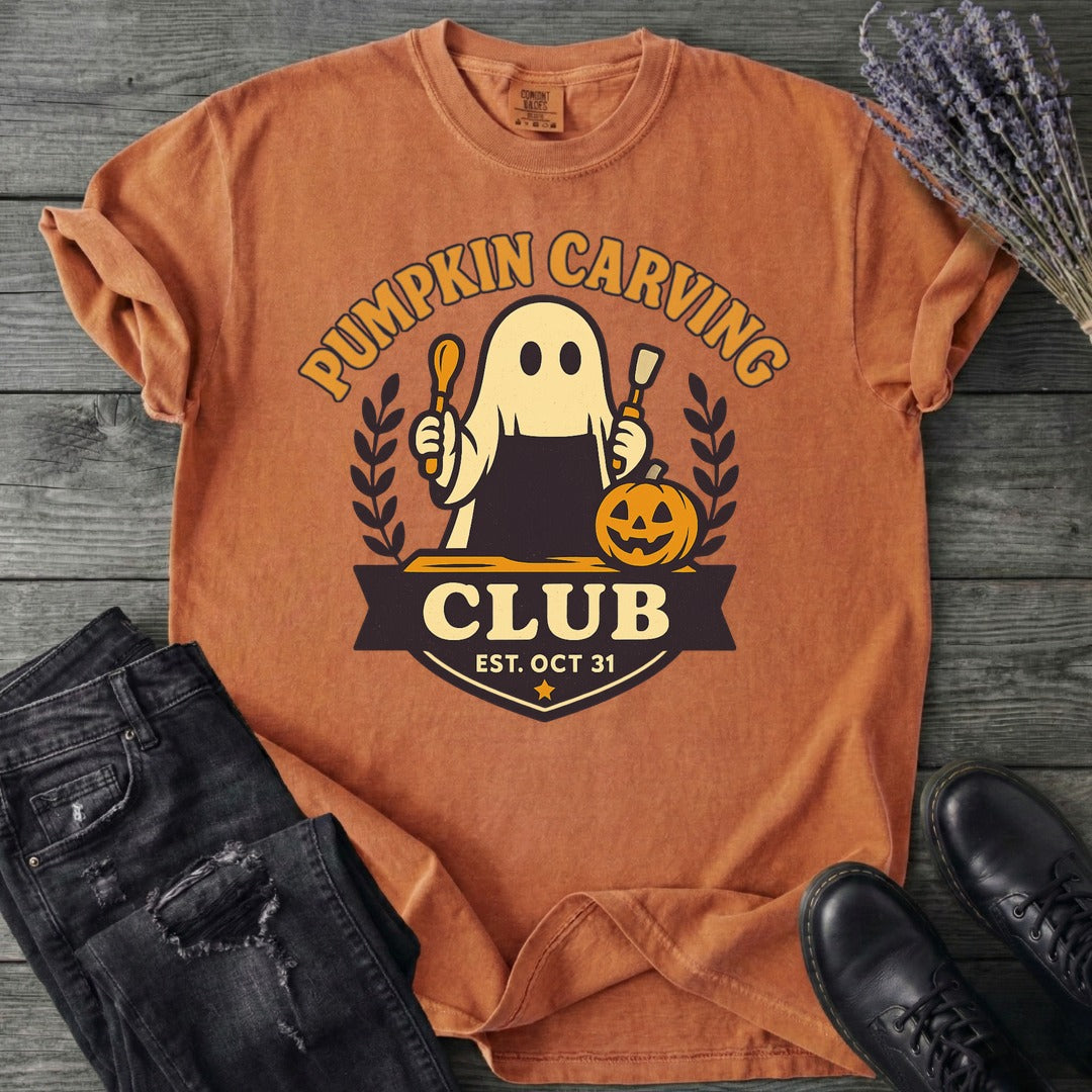 Pumpkin Carving Club T-Shirt