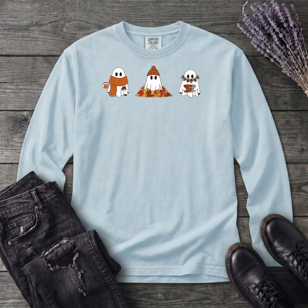 Ghost Trio Autumn Long Sleeve T-Shirt