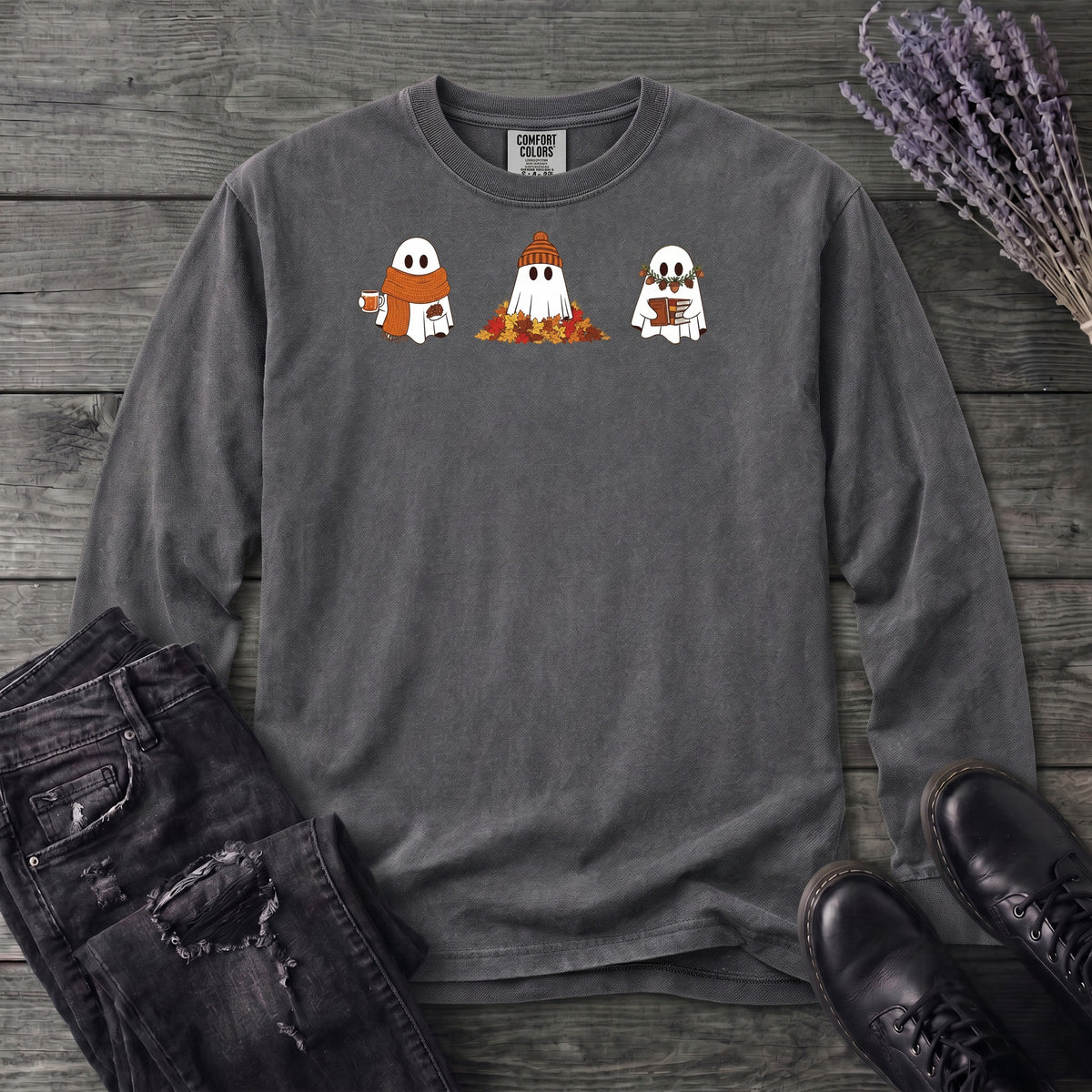 Ghost Trio Autumn Long Sleeve T-Shirt