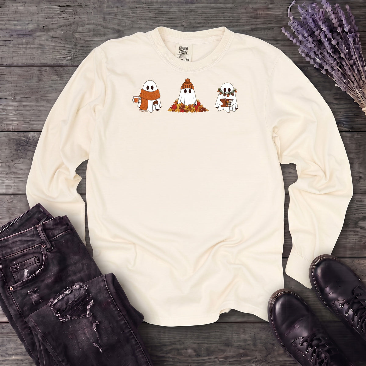Ghost Trio Autumn Long Sleeve T-Shirt