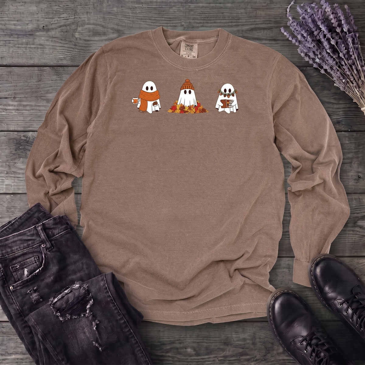Ghost Trio Autumn Long Sleeve T-Shirt