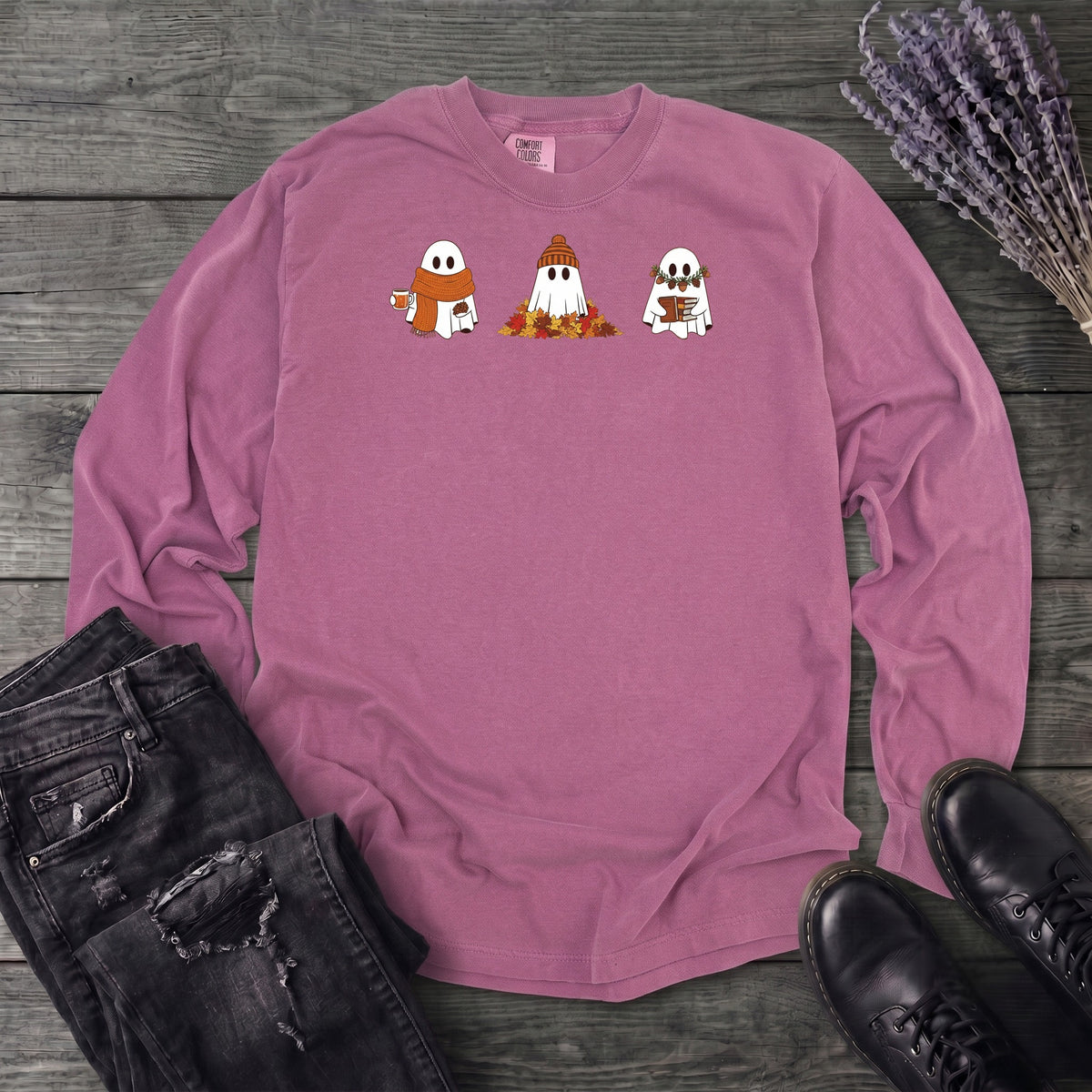 Ghost Trio Autumn Long Sleeve T-Shirt