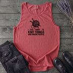 Knit Things And Ignore People Tank Top