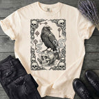 Raven Skull Card T-Shirt