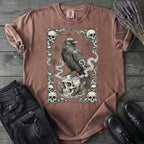 Raven Skull Card T-Shirt