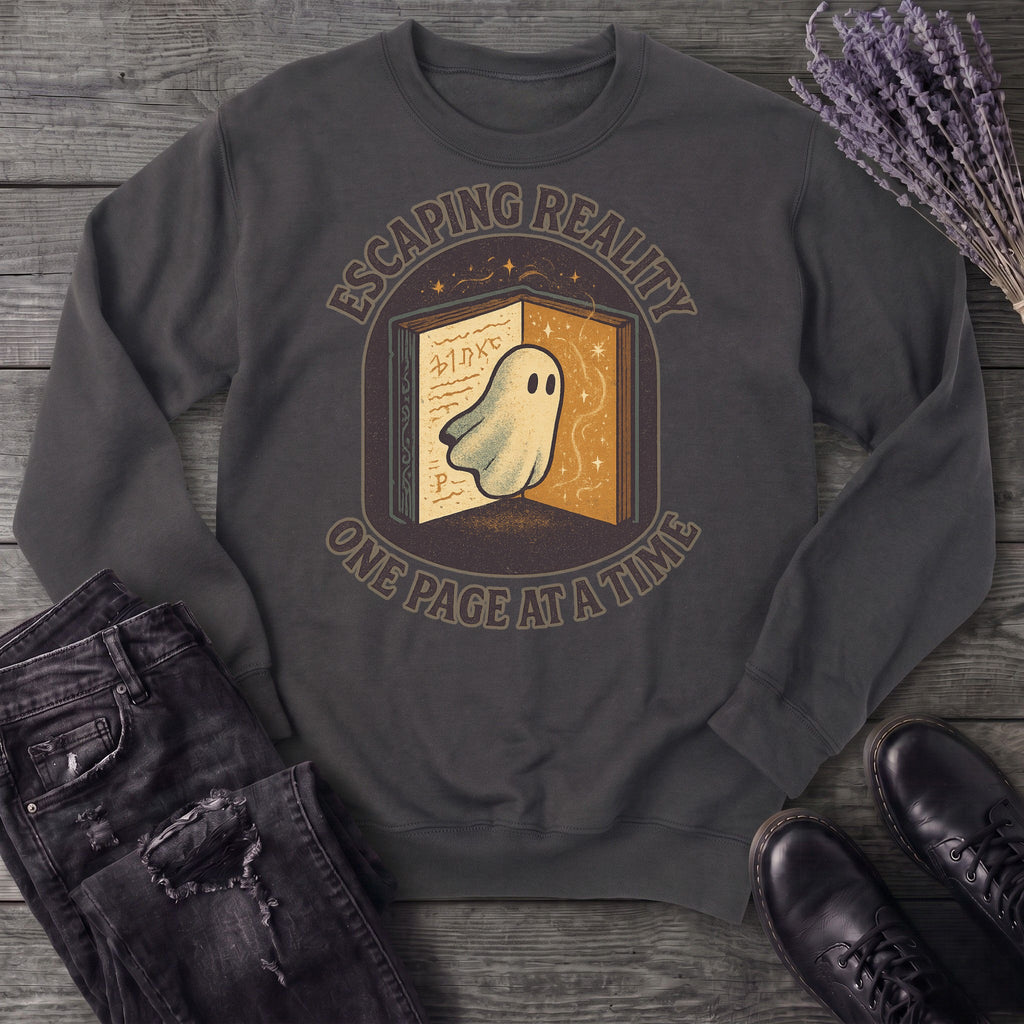 Escaping Reality One Page At A Time Sweatshirt