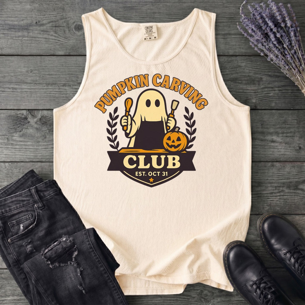 Pumpkin Carving Club Tank Top