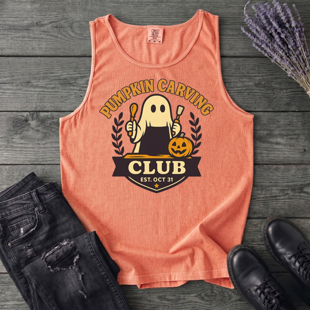 Pumpkin Carving Club Tank Top