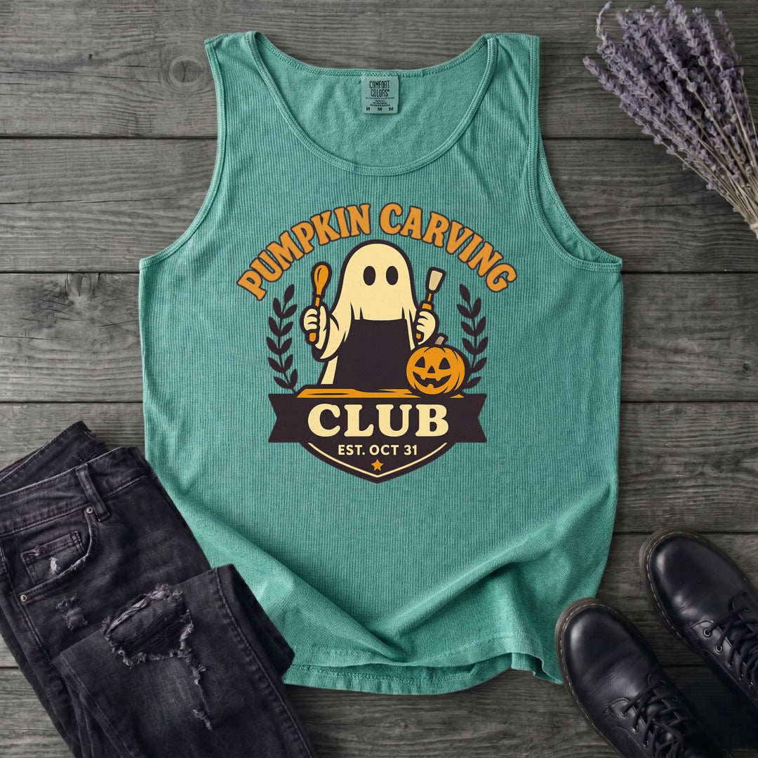 Pumpkin Carving Club Tank Top